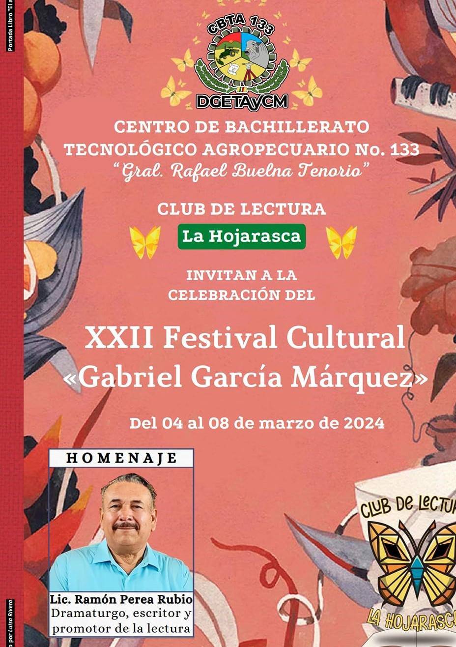 $!Celebrarán en Recoveco aniversario de Gabriel García Márquez