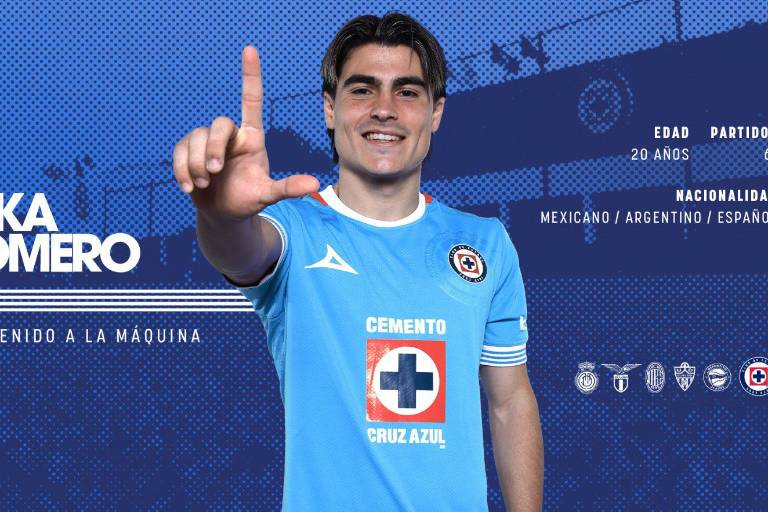 Cruz Azul hace oficial el fichaje de Luka Romero, el ‘Messi mexicano'
