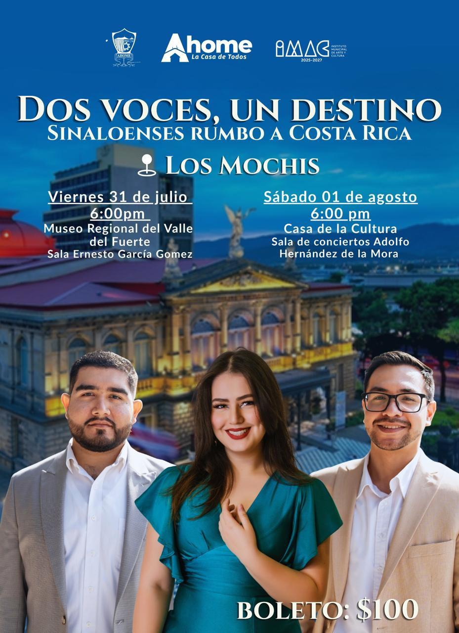 $!Dos conciertos se llevarán a cabo en Los Mochis para recaudar fondos para el traslado y hospedaje en Costa Rica.