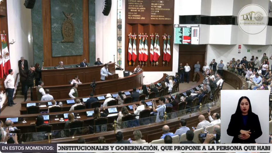 $!Congreso elige a Graciela Domínguez Nava como gobernadora interina de Sinaloa