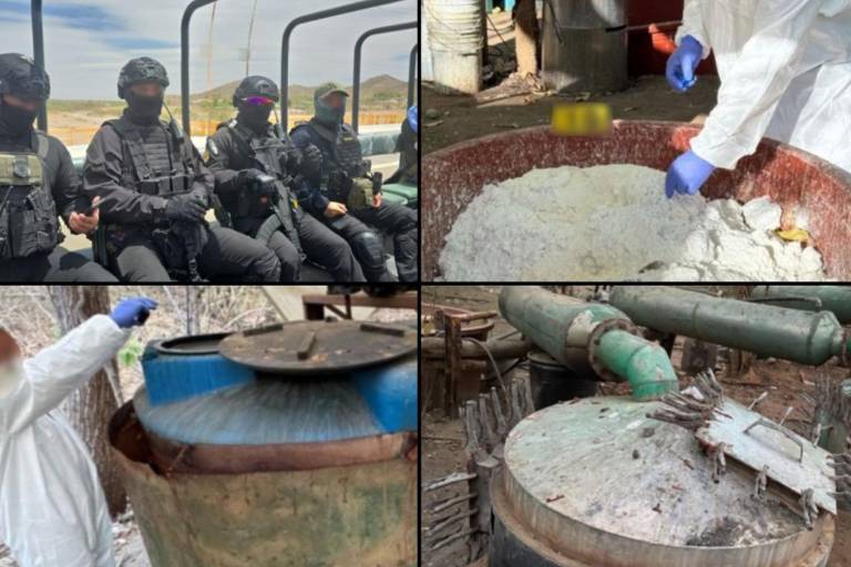 Participan agentes estadounidenses en desmantelamiento de 3 laboratorios en Sinaloa
