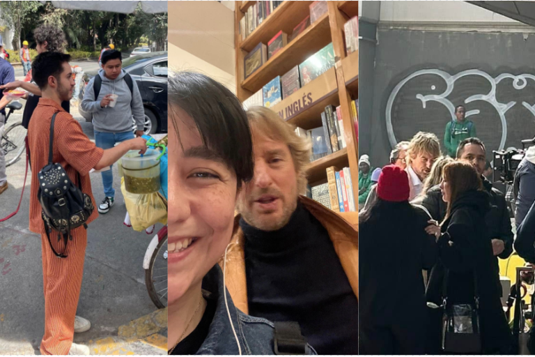 Captan al actor Owen Wilson paseando en la Ciudad de México