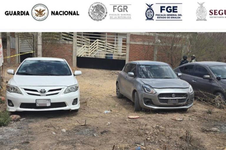 Recuperan siete vehículos robados en distintos puntos de Culiacán