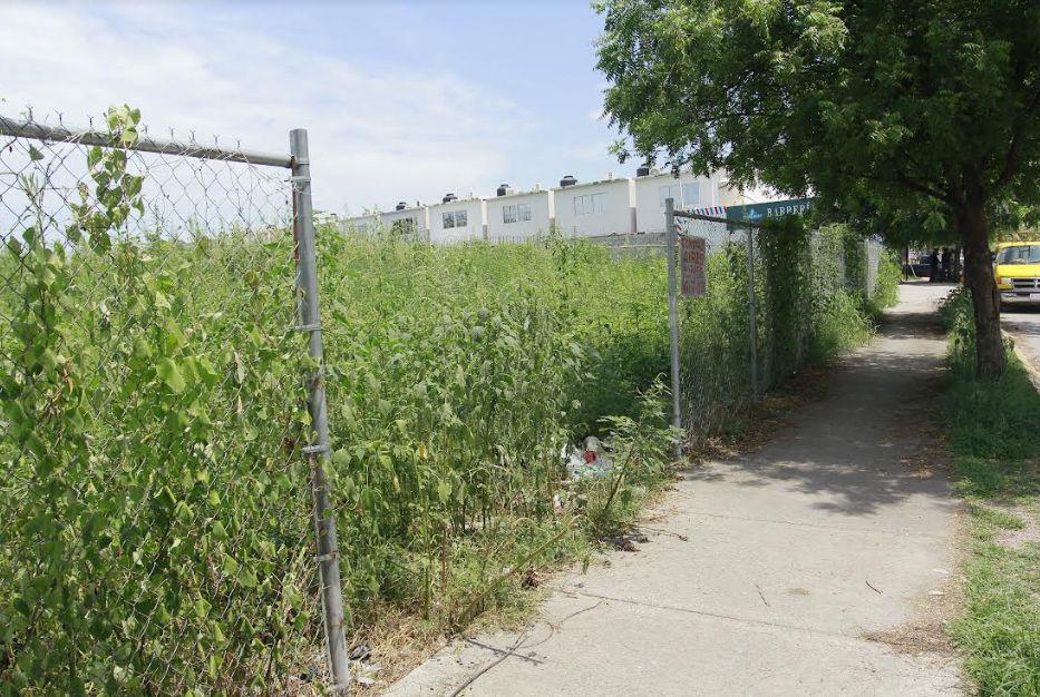 $!Así de enmontada está la escuela María Trinidad Dorame, y además sin una parte de su cerca.