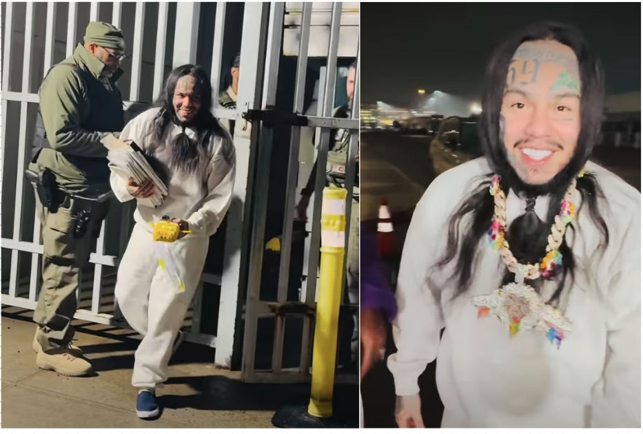 Tekashi 6ix9ine, recuperó su libertad.