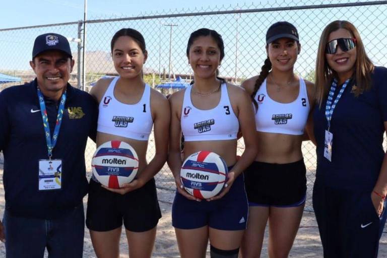 Voleibolistas de playa de la UAS buscan pase a Universiada Nacional