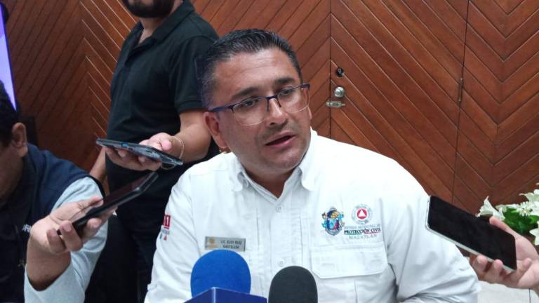 Eloy Ruiz Gastélumm, coordinador de Protección Civil de Mazatlán.