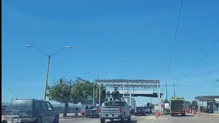 El Comandante de la Octava Región Naval, con sede en Mazatlán, añadió que en el norte de Sinaloa la Marina está apoyando en labores de seguridad.