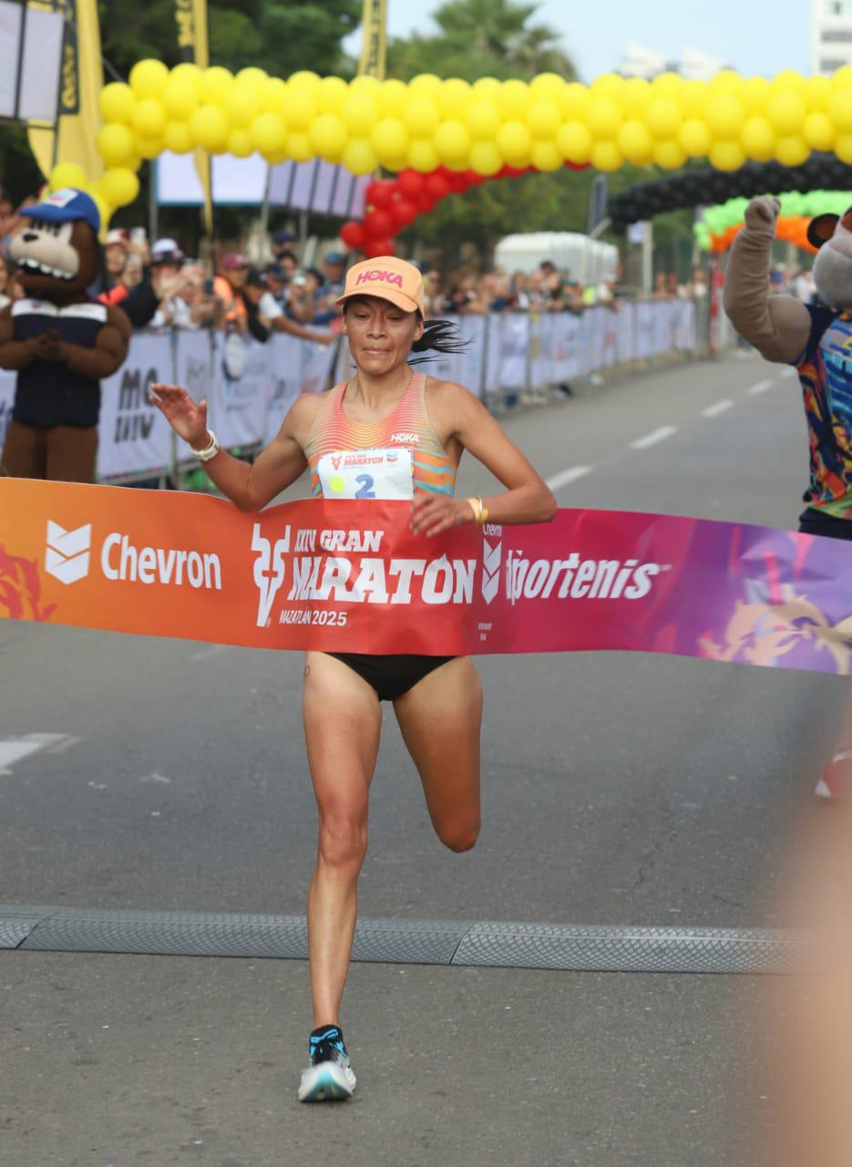 $!‘Desde pequeña vi estas carreras y hoy verme realizada ganando, es algo muy bonito’: Laura Galván