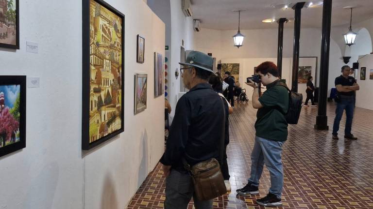 En la muestra pueden apreciarse lugares icónicos de la capital sinaloense.