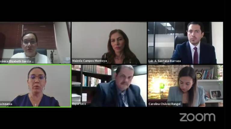 Sesión del Tribunal Electoral de Sinaloa.