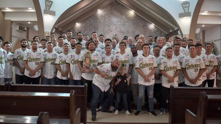 Cañeros de Los Mochis celebró misa, desfile y dio a conocer su róster para la temporada 2022-2023 de la Liga Mexicana del Pacífico.