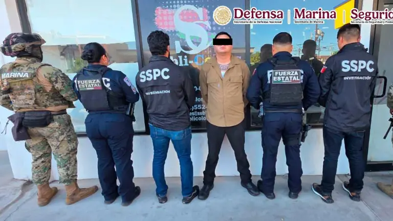 Víctor Alfonso “N” fue detenido en Mexicali durante un operativo coordinado de fuerzas federales y estatales.