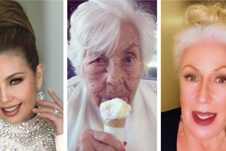 Hospitalizan a abuelita de Laura Zapata y Thalía; piden oraciones y donadores de sangre