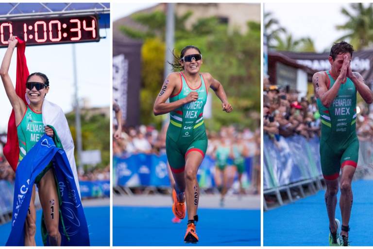 Triatletas mexicanos dominan Copa Mundial de Triatlón Huatulco