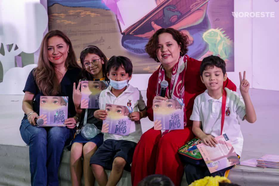 $!El libro se llama En los ojos de Inés porque la autora quiso que los niños supieran que existió una gran mujer escritora.