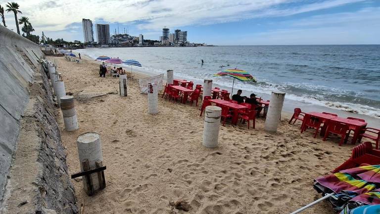 La dirigencia del PAN en Mazatlán alerta de la proliferación de palapas en playas de la ciudad.