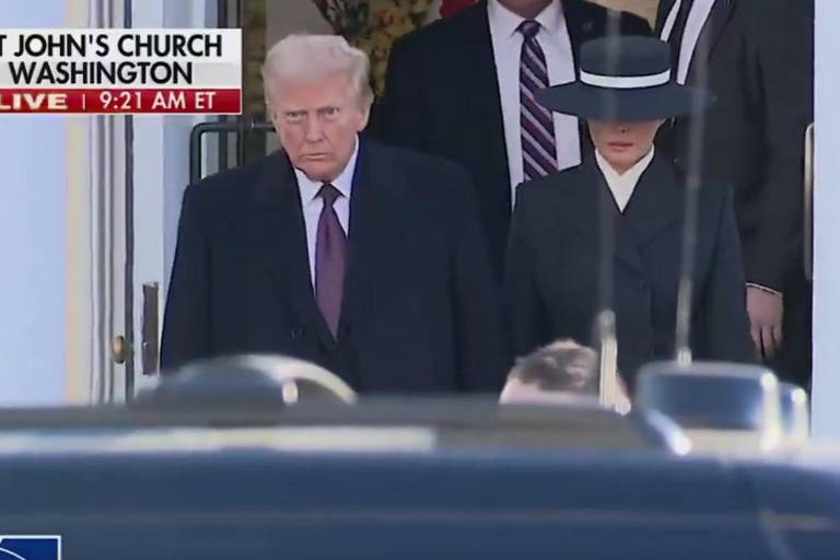 Trump sale de la iglesia; tomará el té con Biden, previo a su toma de posesión