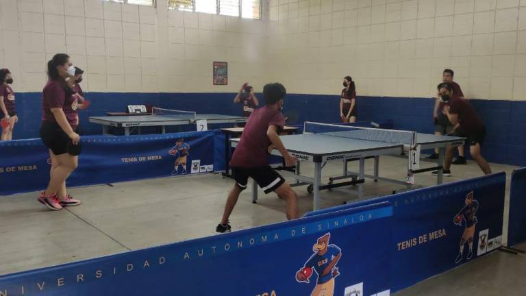 Águilas UAS, con equipo renovado en tenis de mesa para Universiada Regional