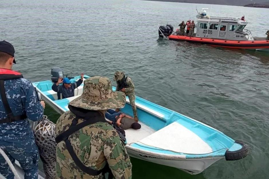 $!Marina realiza simulacro de protección en Topolobampo, ante amenazas de ciberataques y drones explosivos