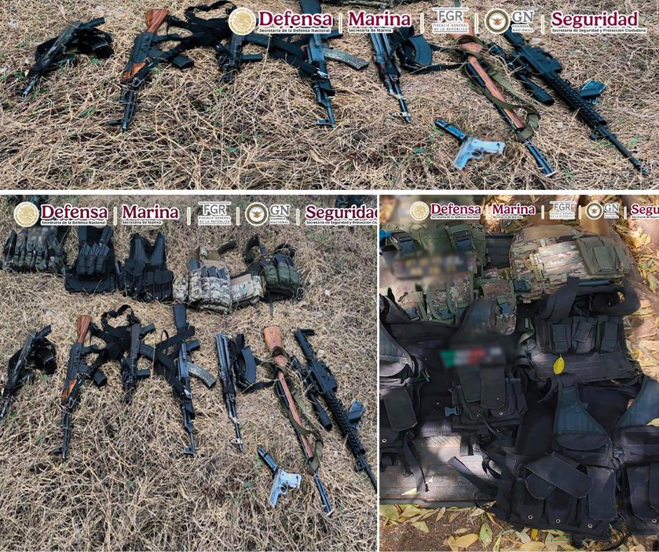 $!Cae grupo armado vinculado a “Los Chapitos” en la carretera Escuinapa-Teacapán