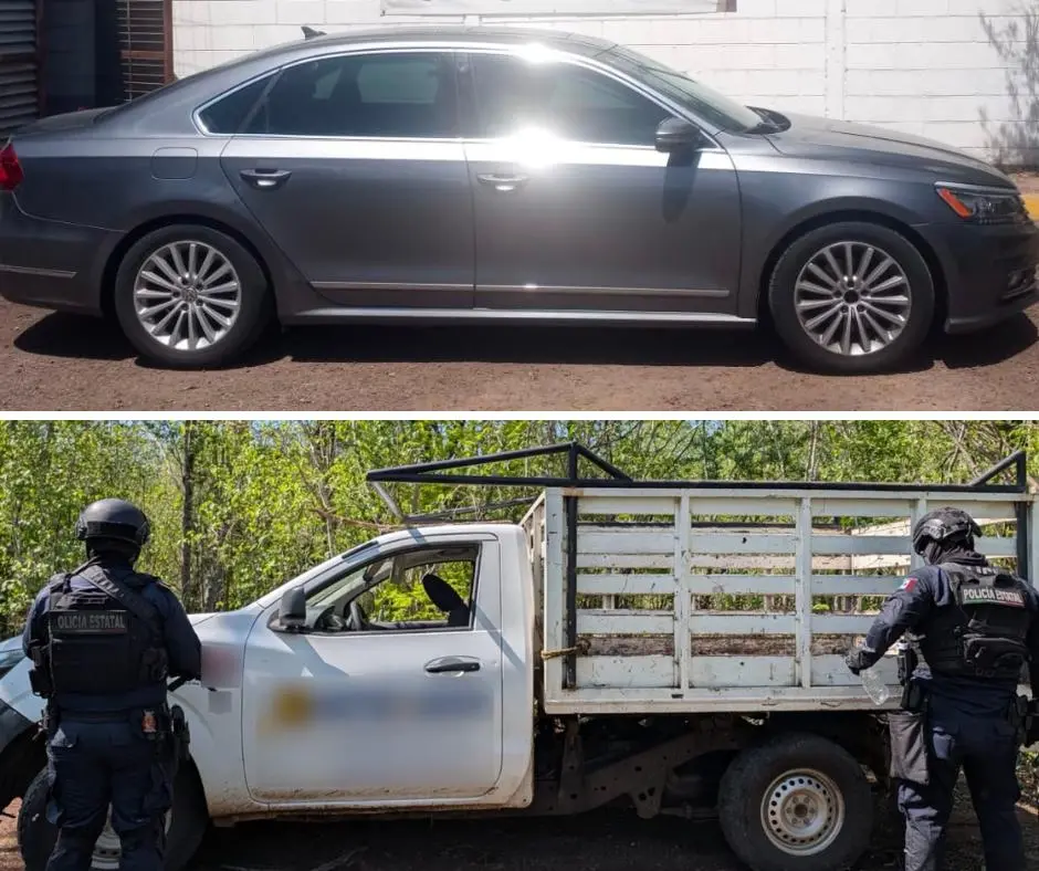 $!Policías estatales recuperan cuatro vehículos con reporte de robo en operativos realizados en Culiacán y Escuinapa