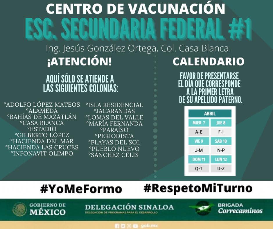 $!Reinicia este miércoles vacunación contra el Covid-19 en Mazatlán