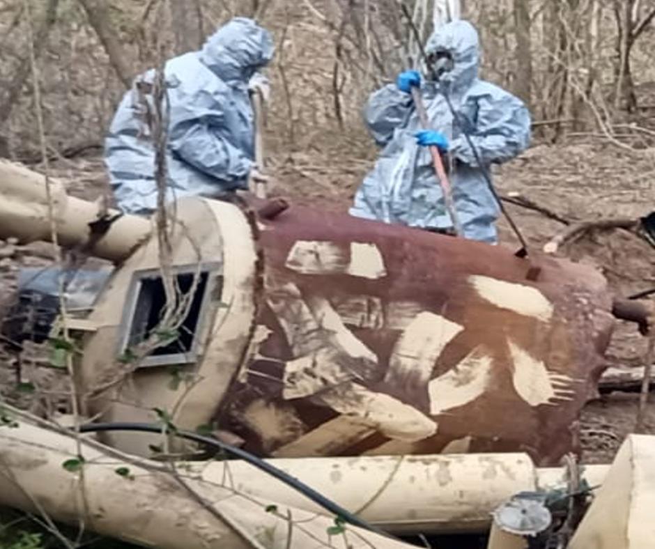 $!Ejército Mexicano inhabilita áreas con precursores químicos para drogas en operativo entre Sinaloa y Chihuahua