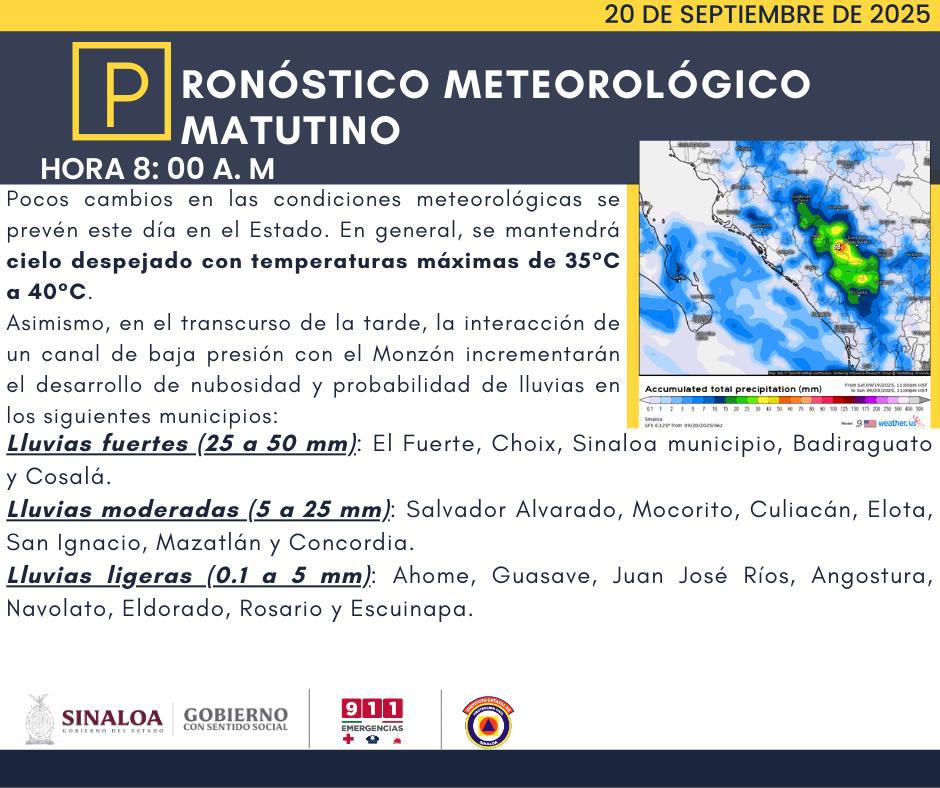 $!Sensación térmica en Mazatlán alcanza los 41 grados centígrados este sábado