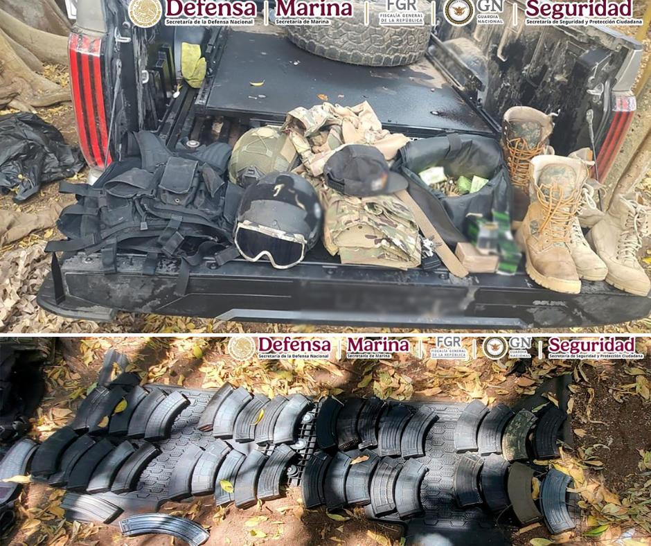 $!Cae grupo armado vinculado a “Los Chapitos” en la carretera Escuinapa-Teacapán