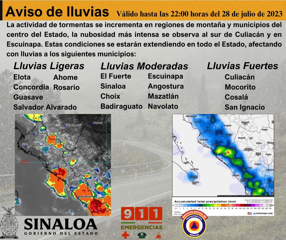 $!Azota fuerte viento y lluvia a Mazatlán
