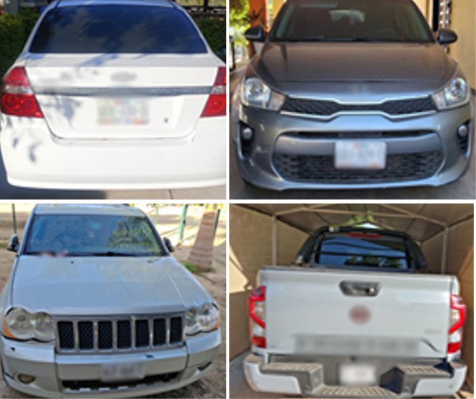 $!Detienen a tres tras cateo en Culiacán; aseguran fentanilo, metanfetamina y nueve vehículos