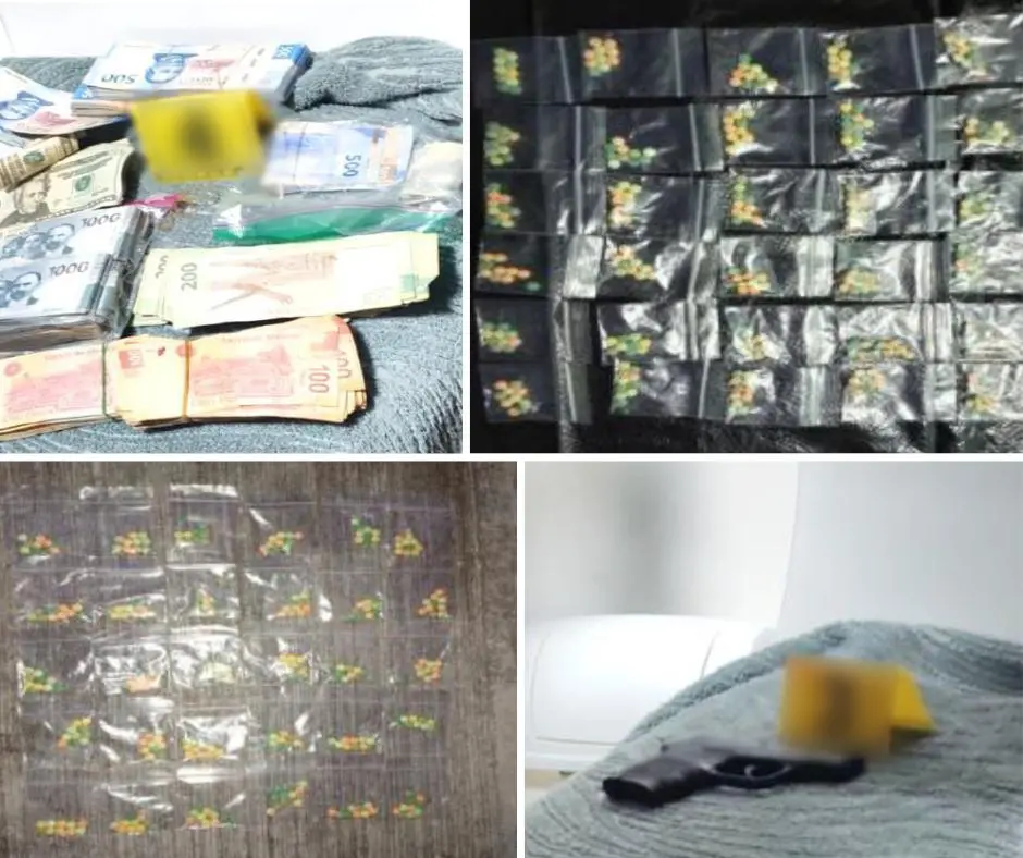 $!Capturan a cinco hombres y dos mujeres con casi 600 pastillas de fentanilo en Culiacán