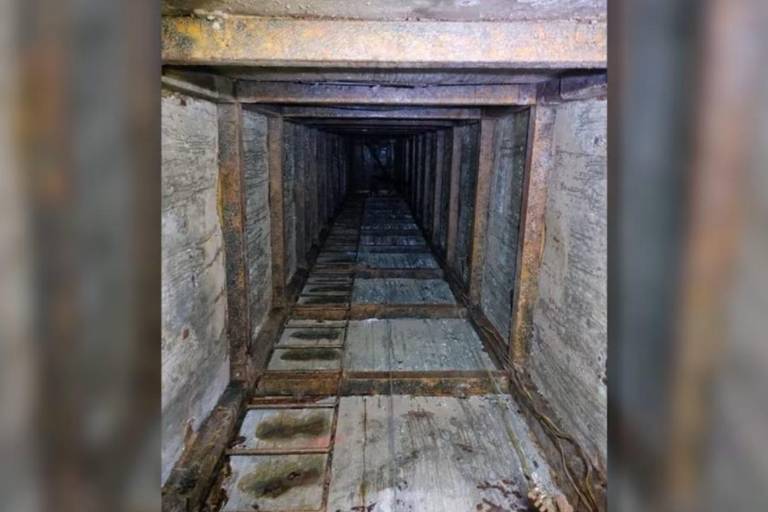 EU se adjudica el descubrimiento del túnel en Tijuana; Harfuch ni lo menciona