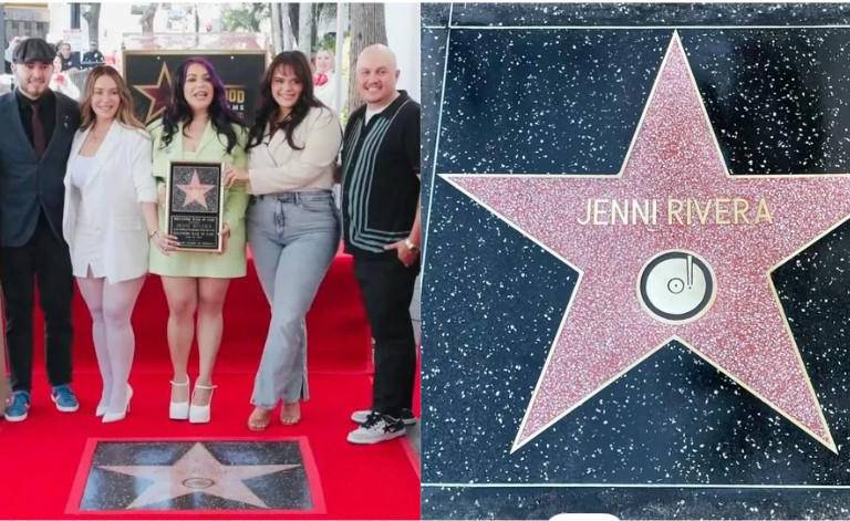 Develan estrella póstuma de Jenni Rivera en el Paseo de la Fama en Hollywood