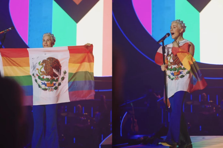 Podría Christian Chávez ser multado por mostrar bandera de México con alteraciones