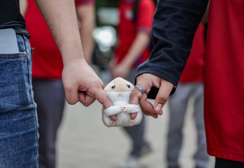 $!Estudiantes en Culiacán se manifiestan para exigir paz en Palestina