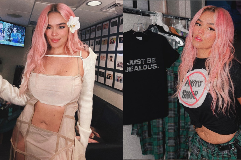Cambia Karol G su look, ahora su cabellera es rosa