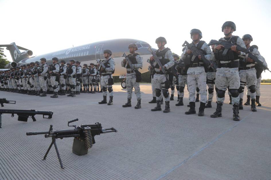 Llegan a Sinaloa elementos de la Guardia Nacional para reforzar seguridad