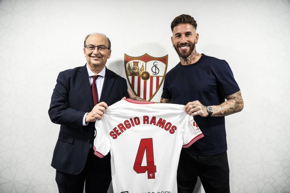 El Sevilla oficializa el fichaje de Sergio Ramos por una temporada
