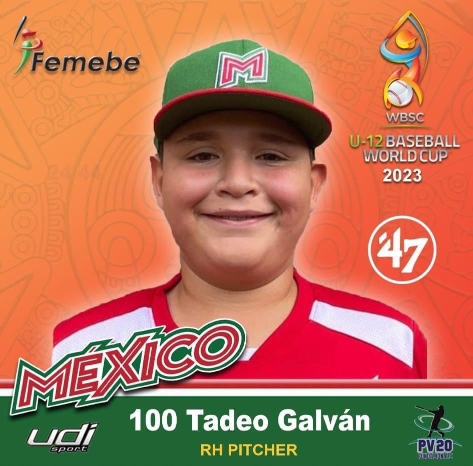 $!Mazatleco Tadeo Galván guía a México a su primer triunfo en Mundial Sub 12