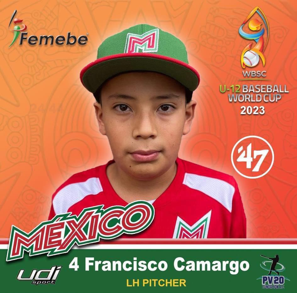 $!Sinaloense Camargo lanza juego completo en triunfo de México en Mundial Sub 12