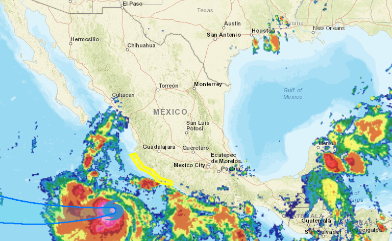 Tormenta tropical Narda se convierte en huracán categoría 1; provocará lluvias en estos estados