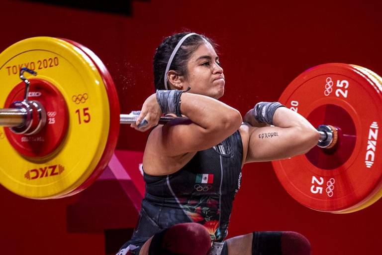 Noveno lugar para halterista mexicana Ferrer en Tokio 2020