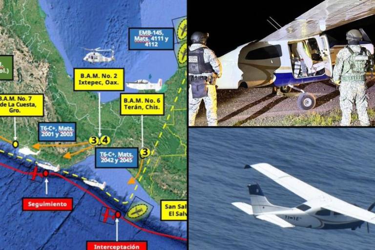 García Harfuch responde a Bukele por avioneta asegurada en Colima