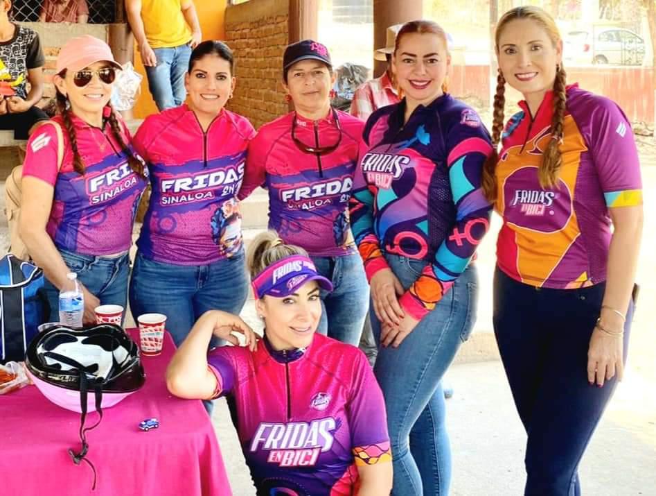 $!Fridas en Bici Sinaloa hace felices a las niñas y niños de El Armadillo, en Mazatlán