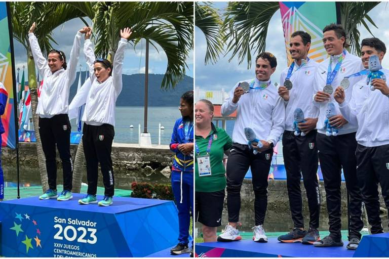 Con nueve oros y tres platas, remo mexicano se corona en San Salvador 2023
