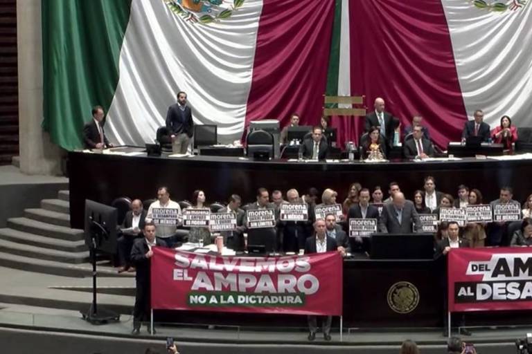 Diputados federales de la ‘4T’ aprueban, en lo general, reformas a la Ley de Amparo