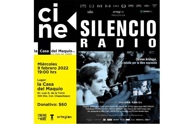 Analizarán problemáticas actuales a través del Cine Club en la Casa del Maquío