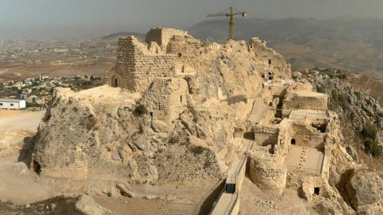 Castillo Qalaat al-Chakif en el Líbano.